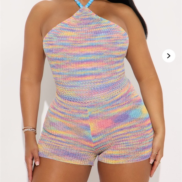 Fashion Nova- “Because I’m Yours Backless Romper” - Picture 1 of 1